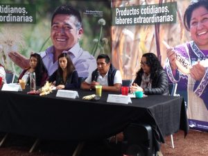 Víctor Manuel Rodríguez, de Producto del Campo Ololique en Tlalpan, compartió su experiencia como productor en la CDMX y vendedor de sus productos en el Mercado Alternativo de la alcaldía de Tlalpan
