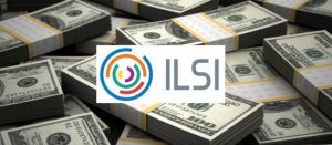 Logotipo de ILSI sobre billetes de dinero