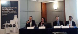 Foro Etiquetado frontal de advertencia en América Latina, con la participación de expertos latinoamericanos involucrados en la creación de la Ley de Etiquetado en Chile y Perú