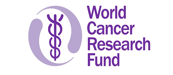 Logo y leyenda del World Cancer Research Fund (WCRF)