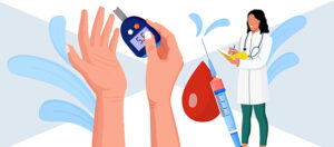 Ilustración del infográfico ¿Sabes cómo automonitorear la glucosa?