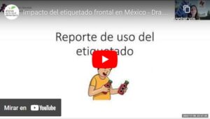 Portada del video Impacto del etiquetado frontal en México - Dra. Alejandra Contreras - CINyS del INSP