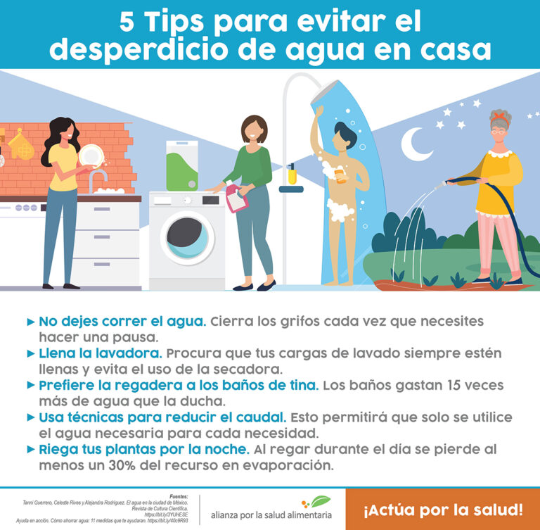 5 Tips para evitar el desperdicio de agua en casa - Alianza por la ...