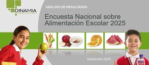 Portada de la presentación de la Encuesta nacional sobre a,alimentación escolar 2025