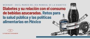 Banner del seminario virtual para analizar la situación actual de la diabetes en México