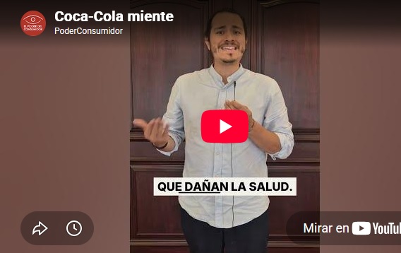 Portada del video corto (short) Coca-Cola miente
