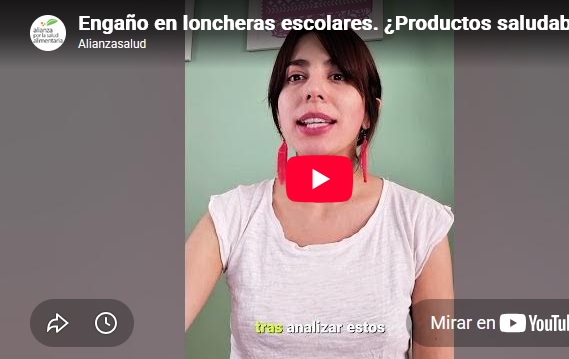 Portada del video corto o shorts Engaño en loncheras escolares. ¿Productos saludables o azúcar oculto?